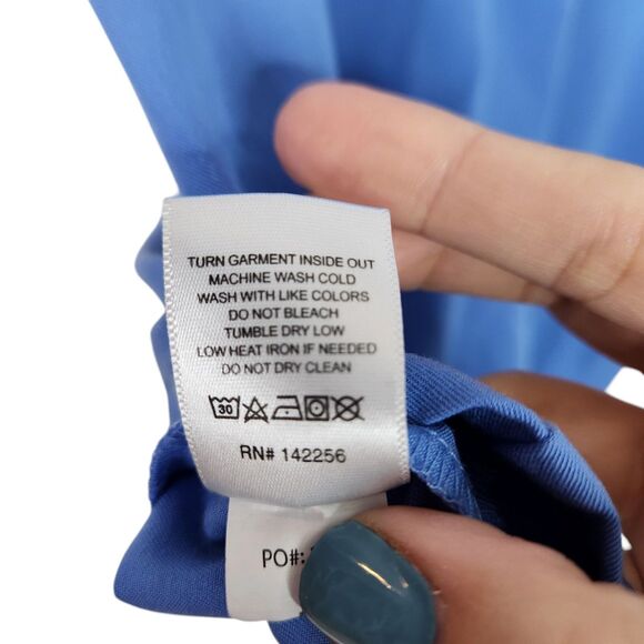 FIGS Top Mens Medium Blue Leon Three-Pocket Scrub Top Medical Doctor Nurse - Picture 6 of 7